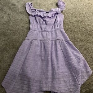 Lavender Ruffled women’s dress